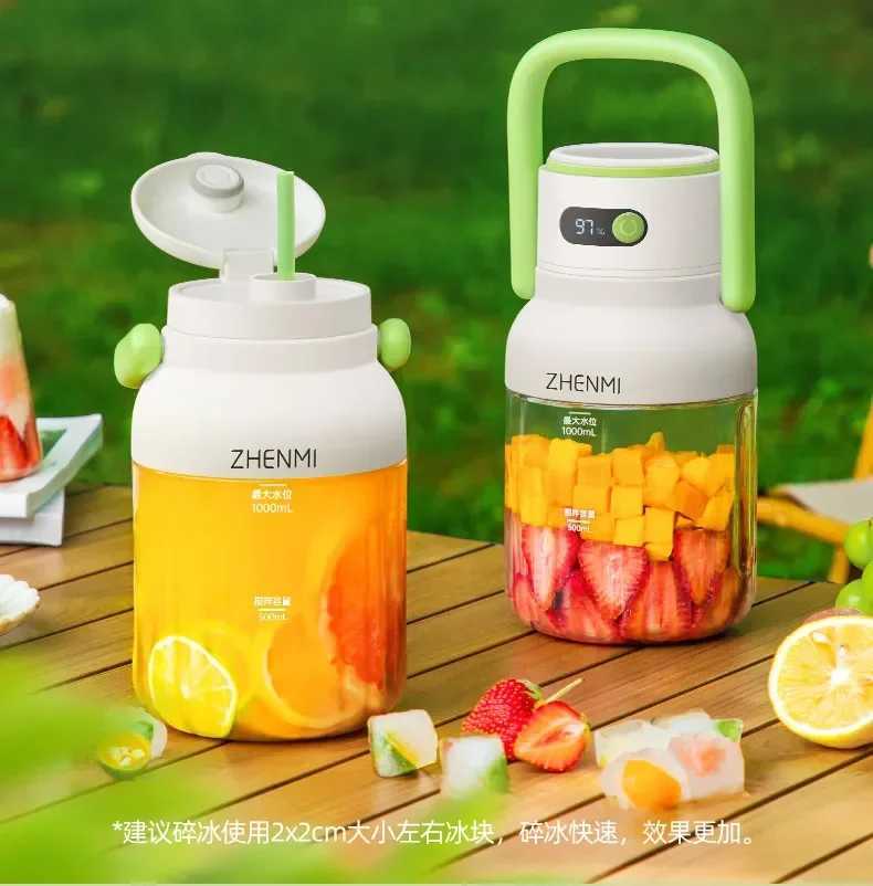 USB Zhenmi Juicer Cup Portable Mini Juicer for Healthy Living Wireless Charging Juice Maker with Multi-Function DD C251113