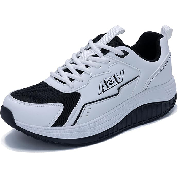 Designer Shoes High Quality Men's Walking Shoes for Plantar Fasciitis, Arch Support Athletic Tennis Sneakers Orthotic Comfortable Shoes for Stand