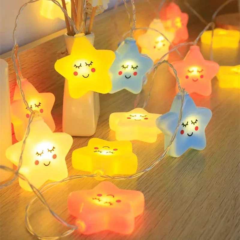 LED Lights String Star Garland Lamp USB/Battery Powered For Living Room Outdoor Garden Camping Wedding Christmas Party Decor M251113