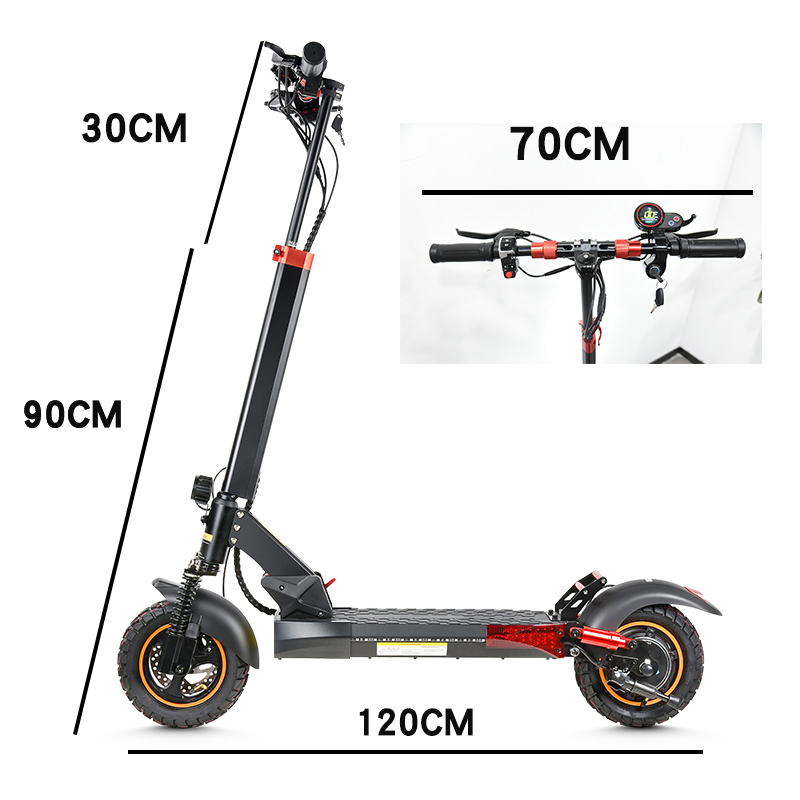 Mankeel MX-14 10 Inch Off-road Tire Kick Electric Scooter 48V 15Ah 45km/h Foldable E-Scooter 500W Motor Electric Scooter For Adult