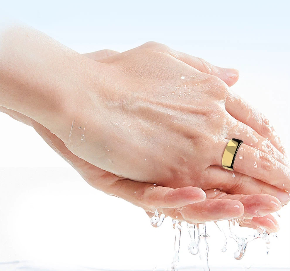 Wireless Smart Fitness Tracker Ring Health Monitoring Ring Real-Time Tracking Step Counter smart ring Health Tech Compatible Apps