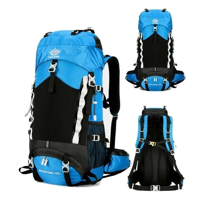 60L Camping Backpack Hiking Waterproof Travel Bags For Men Women Outdoor Trekking Rucksack Climbing Tactical Military Bag
