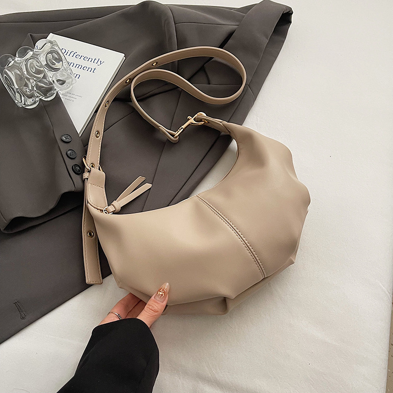 2025S Designer Women S Bag Advanced Texture Soft Leather For Women New Trendy And Versatile Minimalist Crossbody With Niche Design Single Shoulder Dum