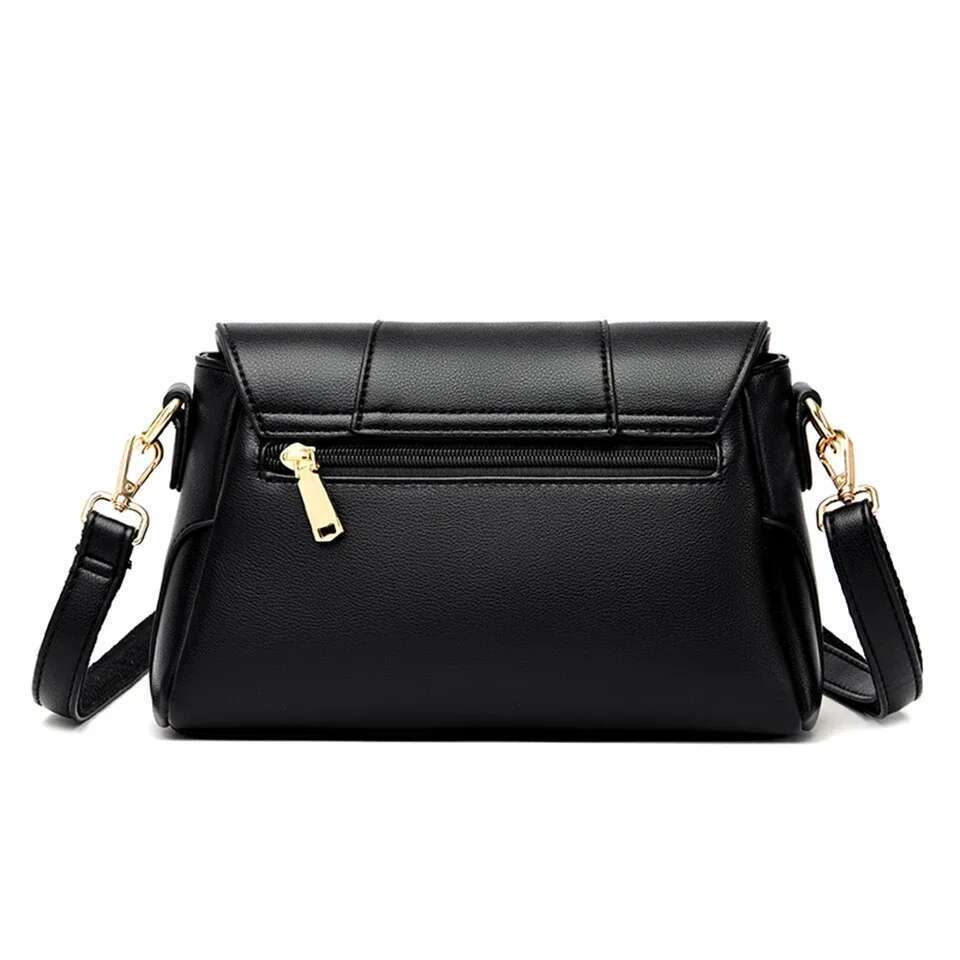 Classic Crossbody Bag Sleek And Minimalist Design Made From Durable Leather Comfortable Adjustable Strap Versatile Accessory