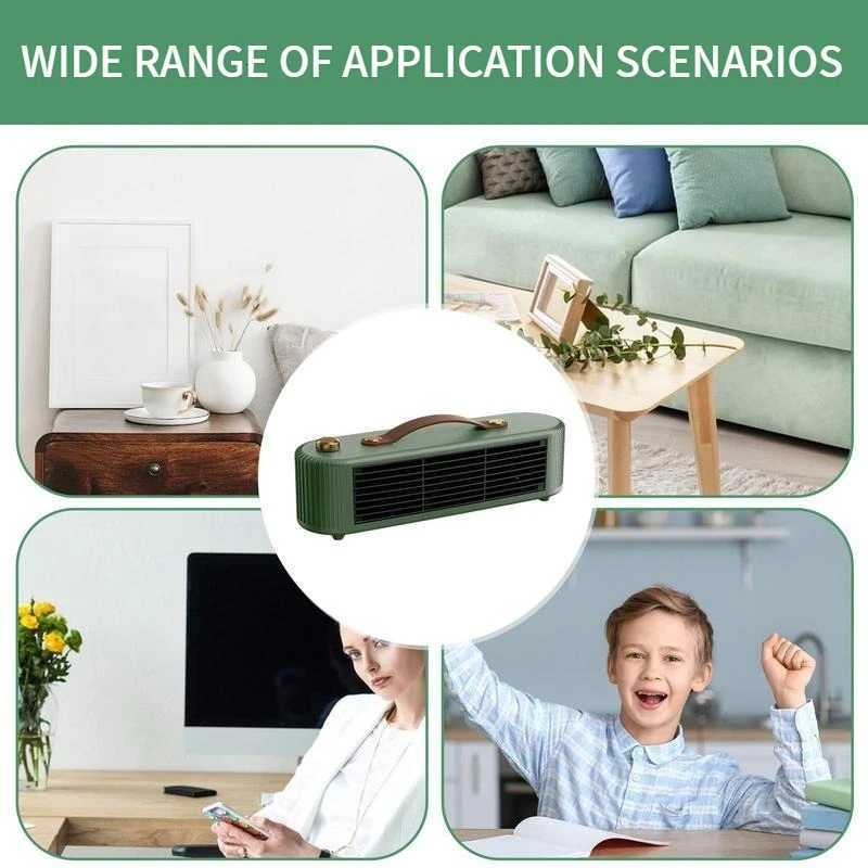 Compact Space Heater Energy-Efficient Indoor Electric Heater with Fast Heating Ideal for Tabletop Fireplace Use Y251113