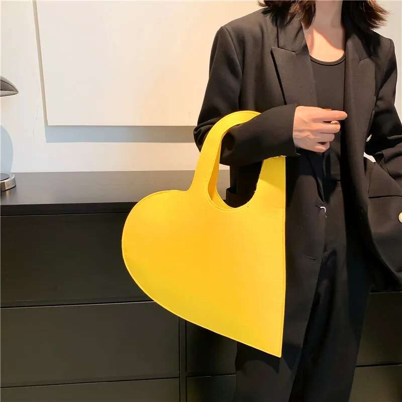 Love Handbags Designer Felt Tote For Women Ladies Shoulder Bags Fashion Trending Large Hand Bag Purses 2024