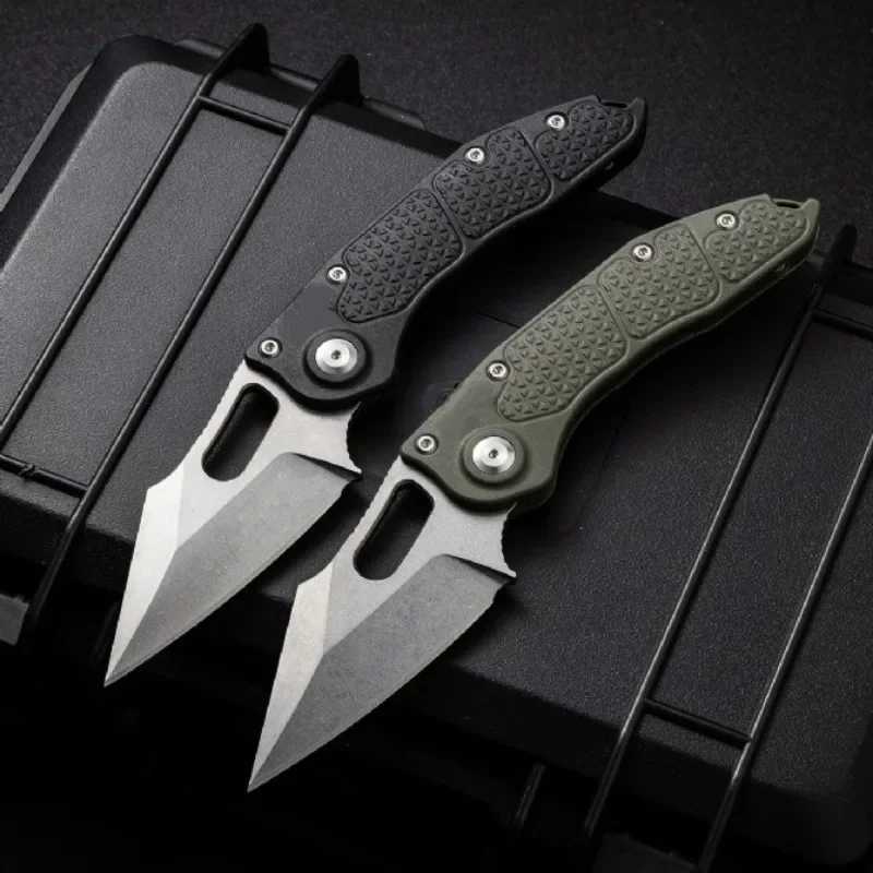2025 Stitch Ramloc Folding Pokcet Knife D2 Steel Handle Nylon Fiberglass Handle Outdoor Survival Camping Tool Hunting KnifeT250412