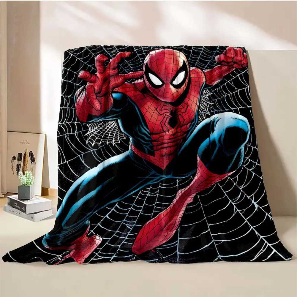 Marvel Blanket Spider Man throw Soft Fluffy Throw King Size Luxury Blanket Kid Boy Adult Sofa Bed Blanket Cover Throw Gift L251113