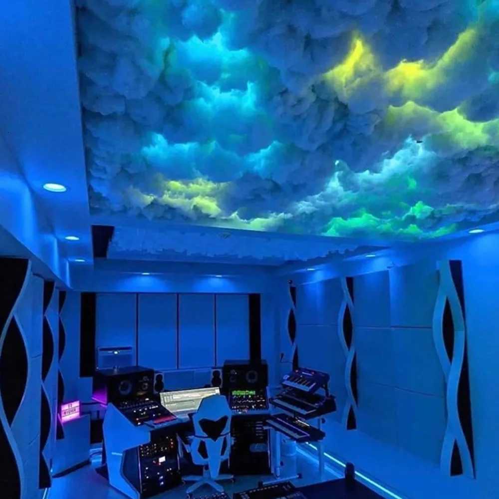 DIY Thunder Cloud Light Strip with APP Remote control LED Cotton Cloud Ceiling Lightfor Bedroom Gaming Room Decor W251112