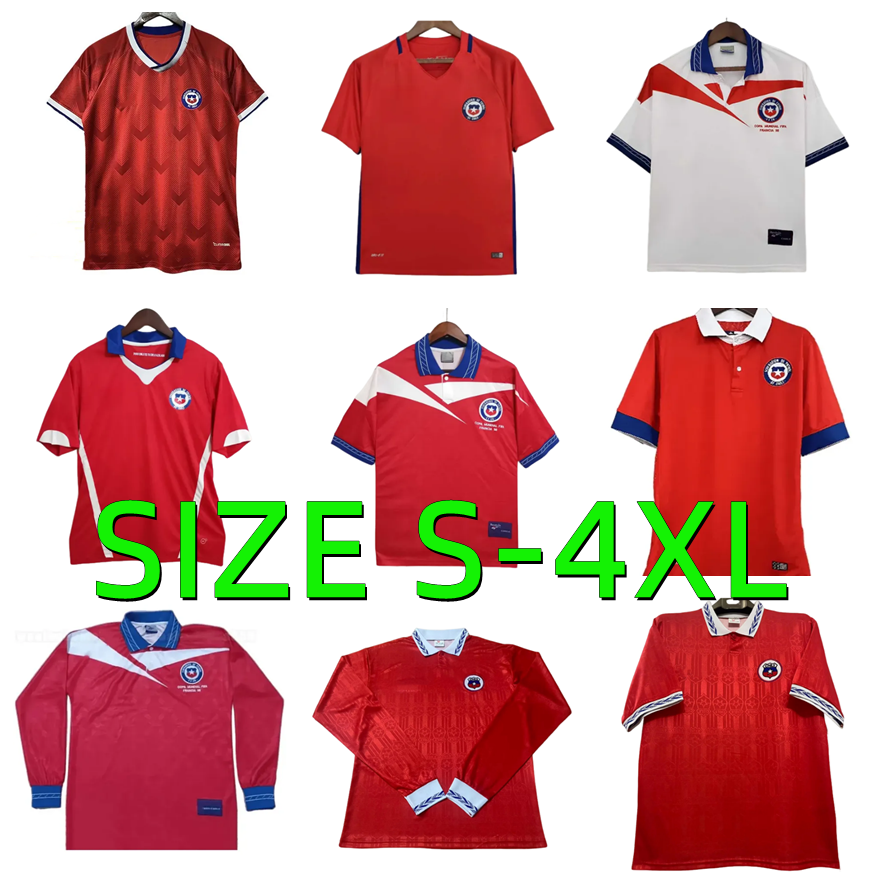 2025 2026 Chile Soccer Jerseys 1982 1995 1998 25 26 DAVILA Retro 82 95 96 98 14 16 17 ALEXIS VIDAL ISLA VARGAS BRERETON DIAZ DIAZ SALAS Zamorano SierraFootball Shirts