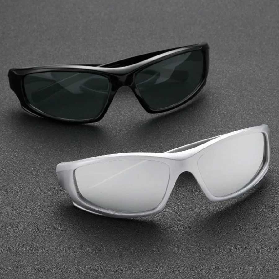 2PCS Square Frame Mens Sunglasses Combination Y2K Style Daily Street Summer Party Decoration Glasses WomenC250412