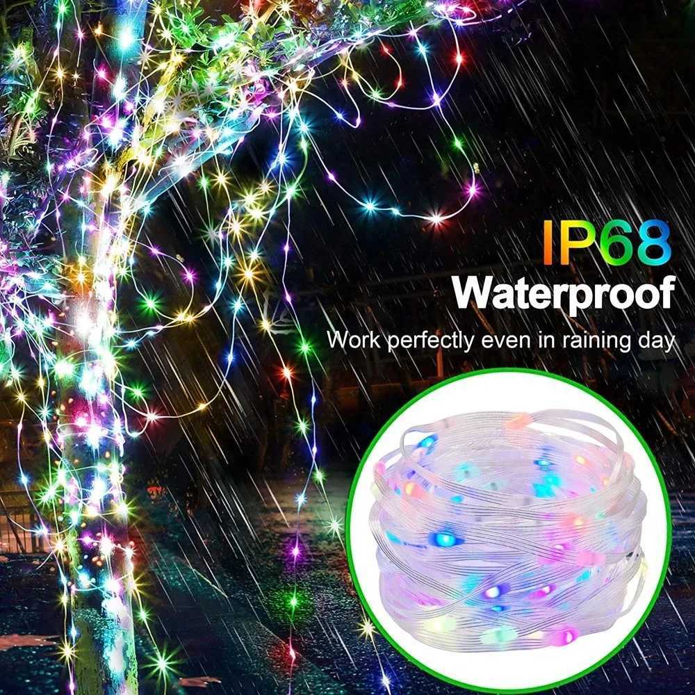 5/10/15/20M LED String Light Bluetooth USB Tuya WiFi Connection Christmas Birthday Party Garland Decor Fairy Lights for Home M251113