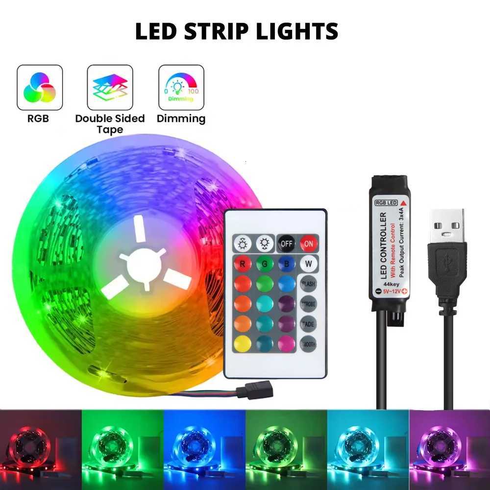 5V USB Led Strip Lights 5m 10m 20m 30m Led Room Light Flexible Ribbon Luces Led Tape for Home Room Bedroom Decor TV Backlight W251112