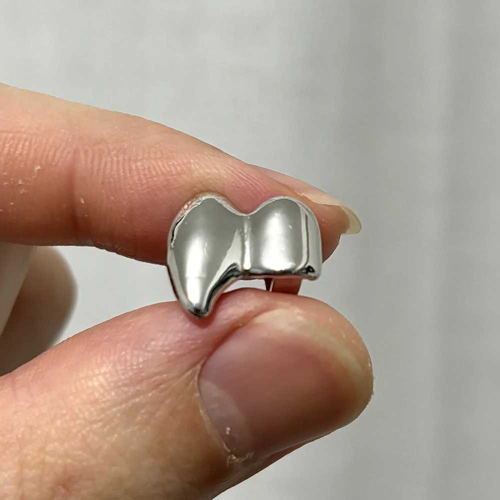 Rachelz Hip Hop Gloss Double sided Tooth Hat Dental Grill DIY Punk Tooth Grill for Womens Body Jewelry Halloween Role PlayXJ250412