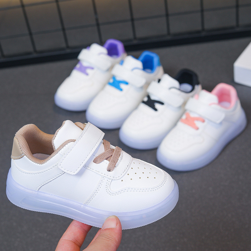 designer shoes 2025 new Children's toddler shoes are lightweight wear-resistant low-top canvas girls cartoonishly cute jelly boys and light-up