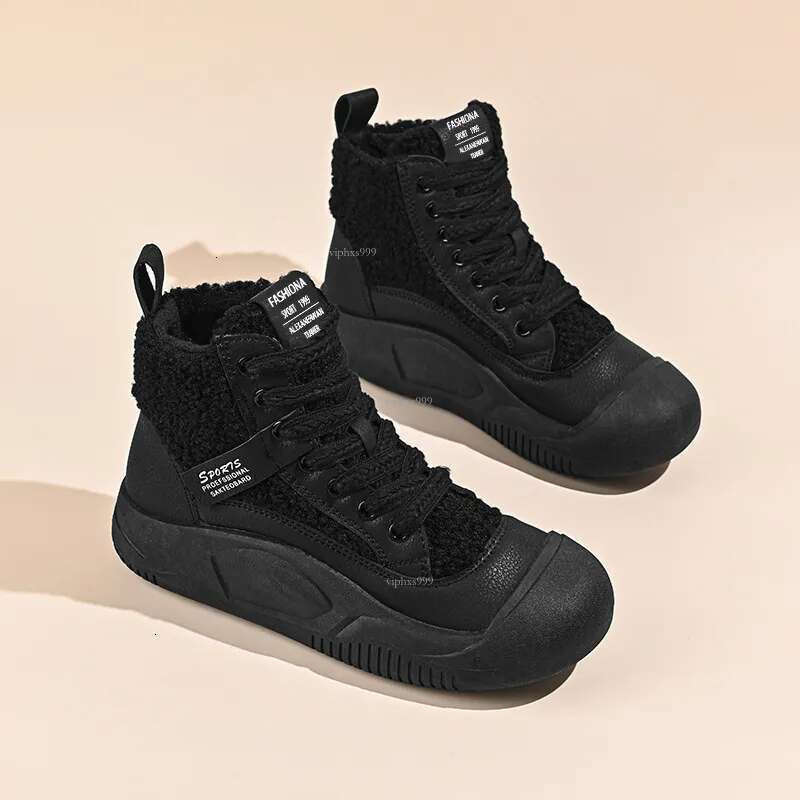 New Free Shipping Designer Shoes Martin 2025 Winter High-end Boots Furry Women's Soft Sole With Plush Warm Midsole Cotton Shoes