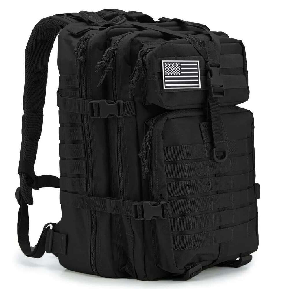 Qt&Qy 50L Man Tactical Backpacks Survival Traveg Bags Hking Outdoor 3P Assault EDC Molle Pack For Trekking Hunting Bag
