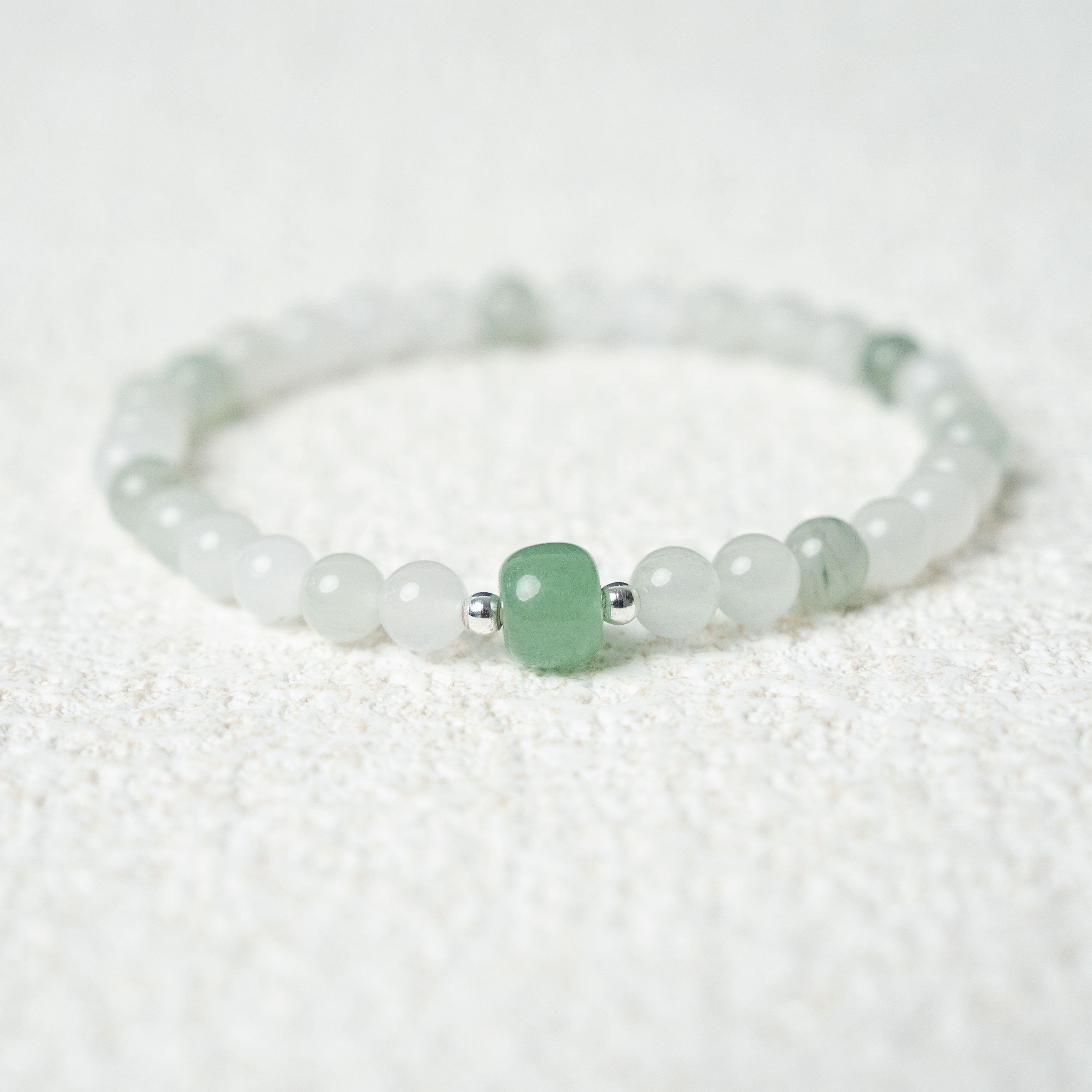 Dunhuang Jade Bracelet: Handwoven Adjustable Cord, Natural Green Jade Beads for Wealth & Protection, Chinese Cultural Jewelry Gift