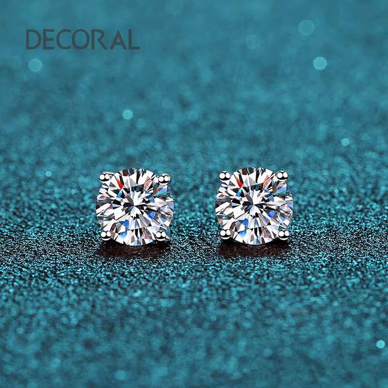 D Color High Quality Custom Moissanite Earing Affordable Price Fashion Jewelry Luxury Earrings