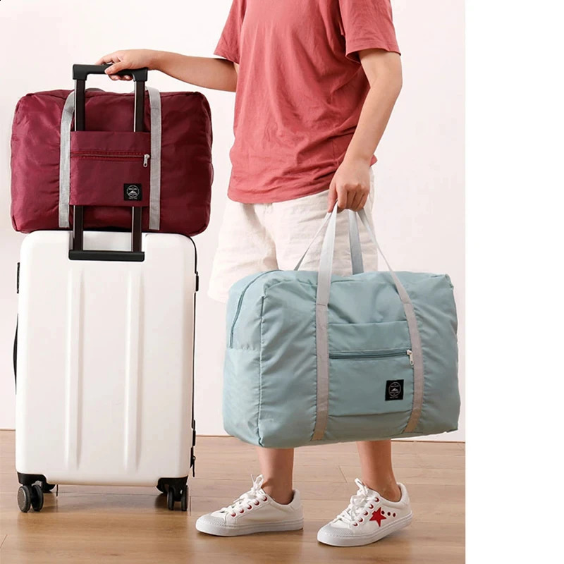 Foldable travel luggage bag suitable for airlines carry on women and girls lightweight large capacity sports weekend 250409