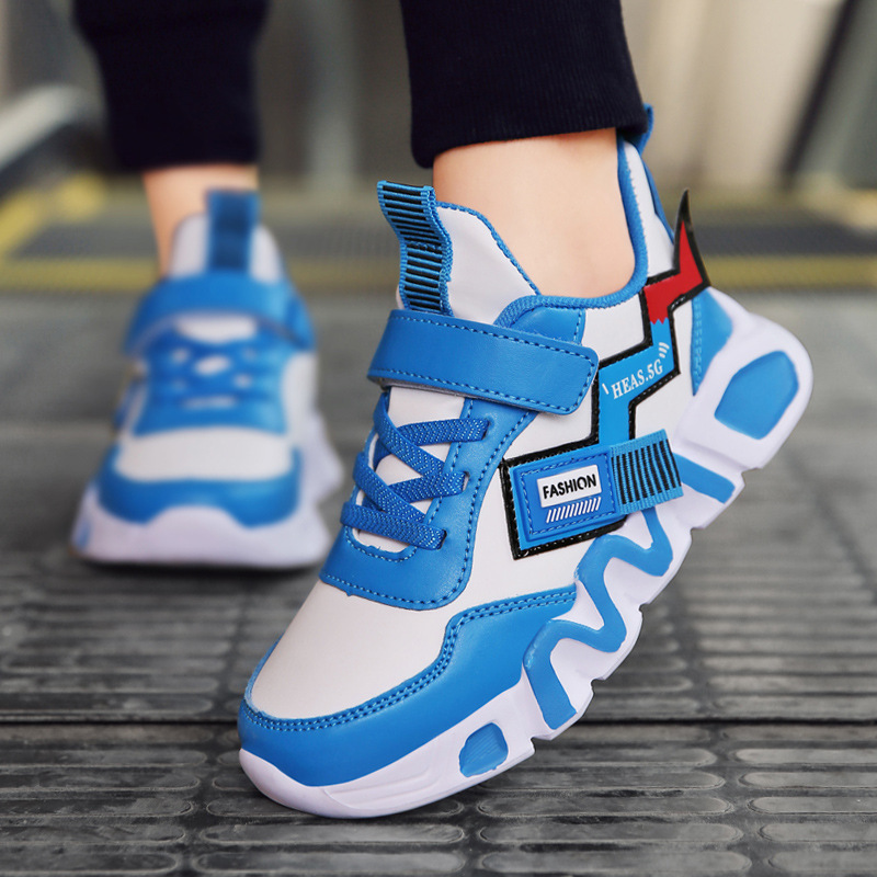 Free shipping designer sport shoe children's shoes black yellow blue red comfortable breathable wear-resisting outdoor running shoe classics