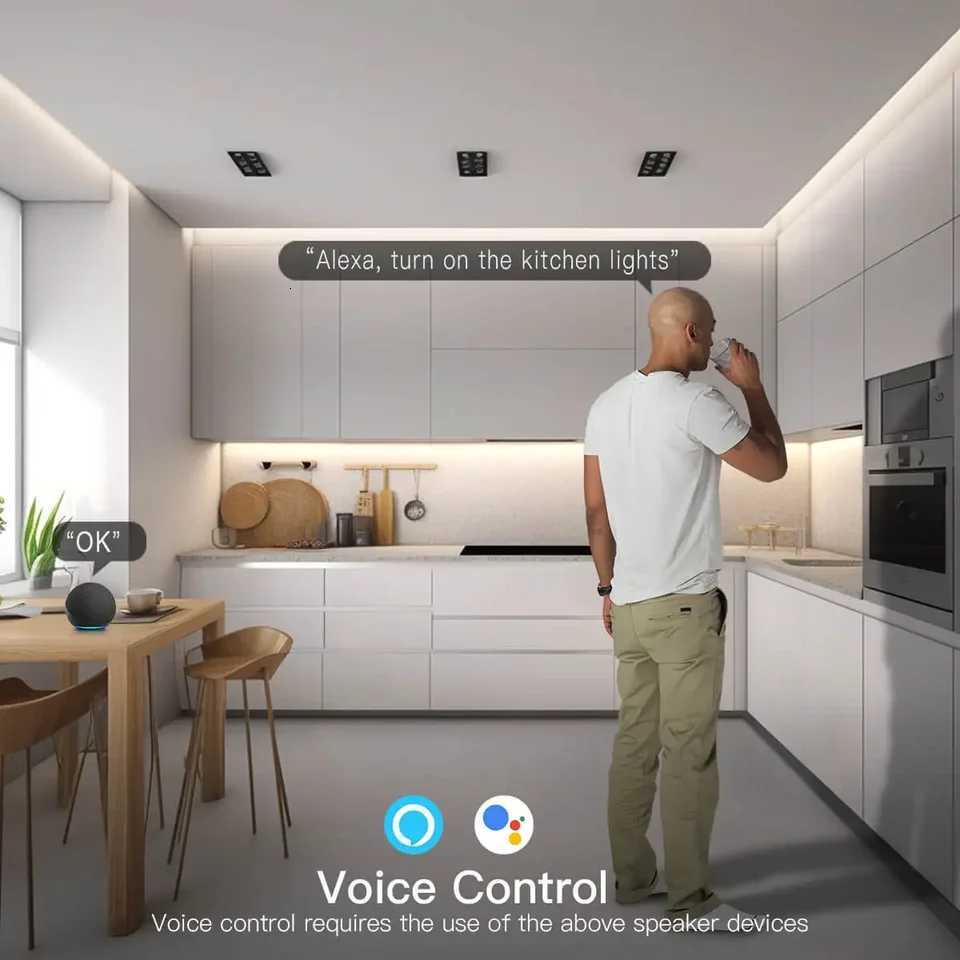 Smart Zigbee Neon LED Strip Light USB 5V RGB/Cold White/Warm White Work With Zigbee Hub Gateway Alexa Google Home APP Voice Ctrl W251112