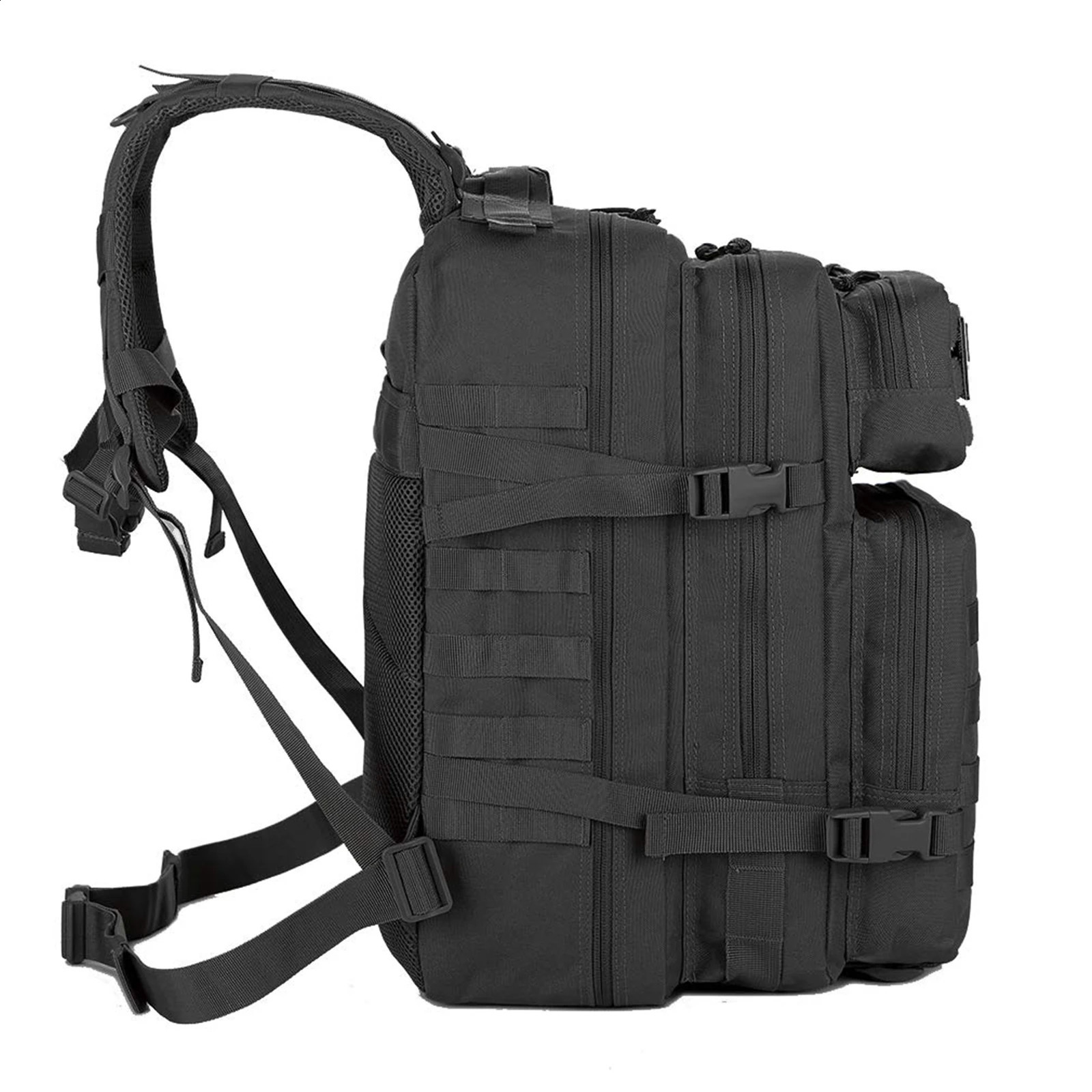 45L Tactical Backpacks Molle Assault Pack 3 Day Bug Out Bag Hiking Treeking Rucksack Fitness Camping Daily Work 250407