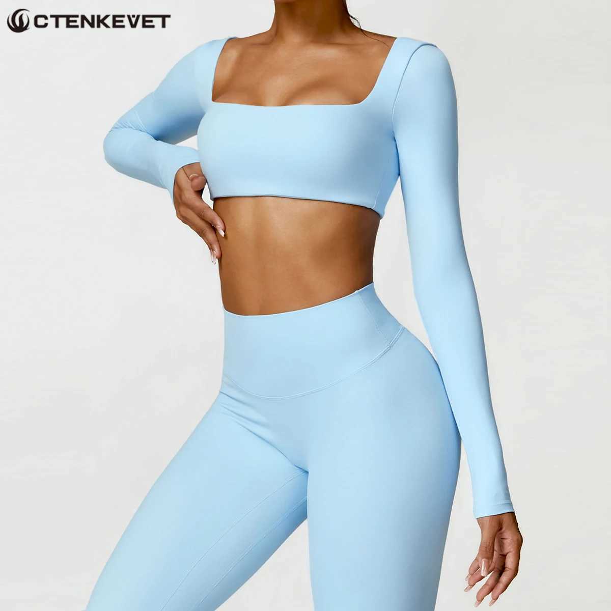 Sports Long sleeved Women Outdoor Running Gym Fitness Wear T-shirt Long sleeved Yoga Shirt Gym Push Up Workout Single Piece Top J251112