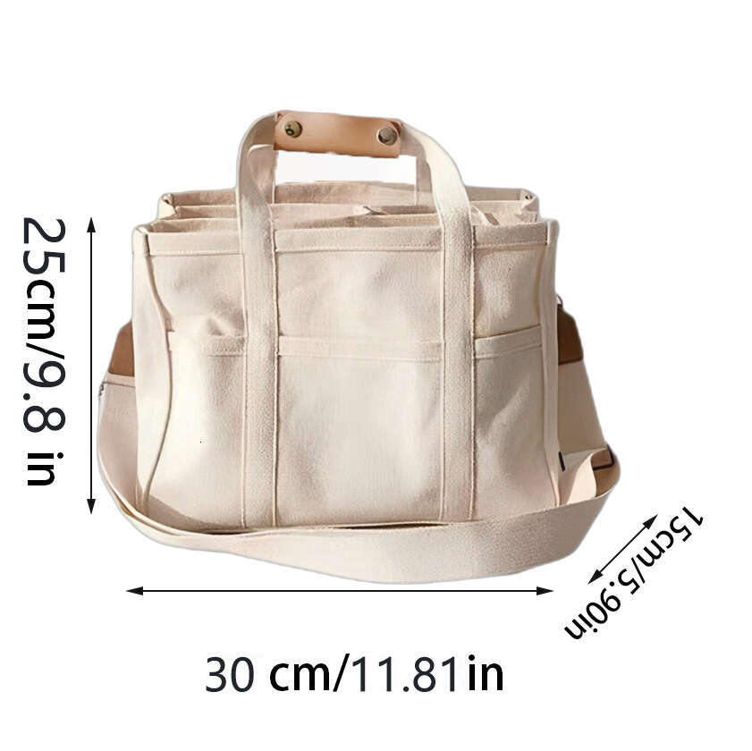 designer bag Instagram Mommy Fashionable Multi functional Maternal and Infant One Shoulder Crossbody Bag Handheld Canvas Temu Adequate