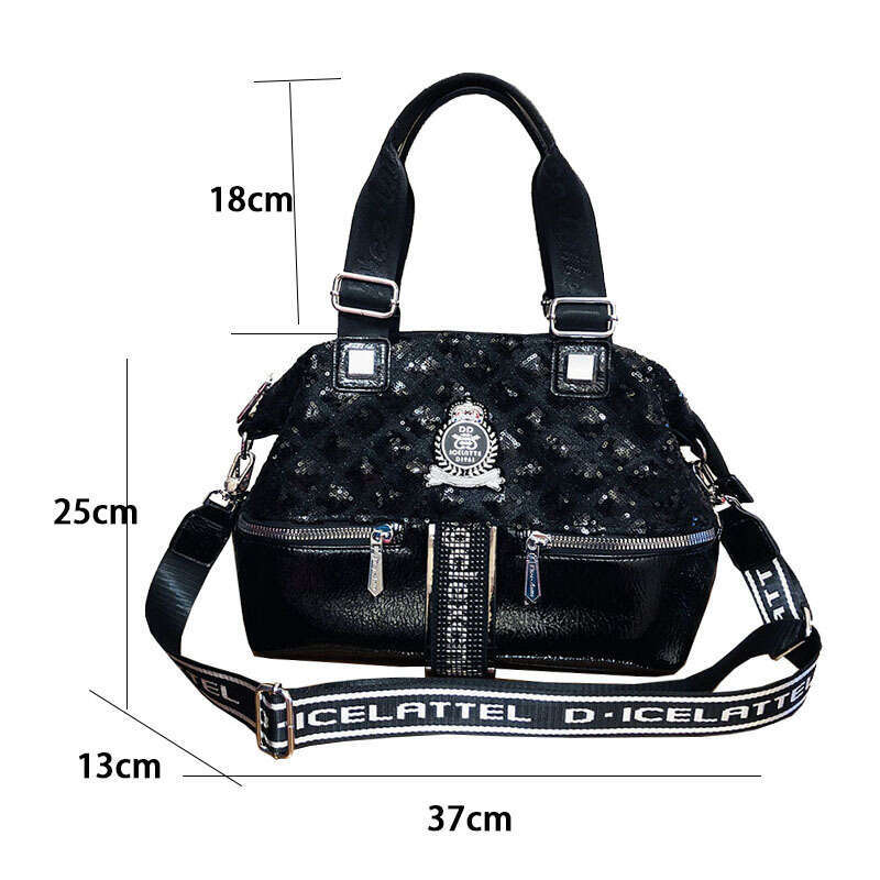 Backpack Sequin Large Capacity Handbag Versatile Casual One Shoulder Crossbody Women's Bag
