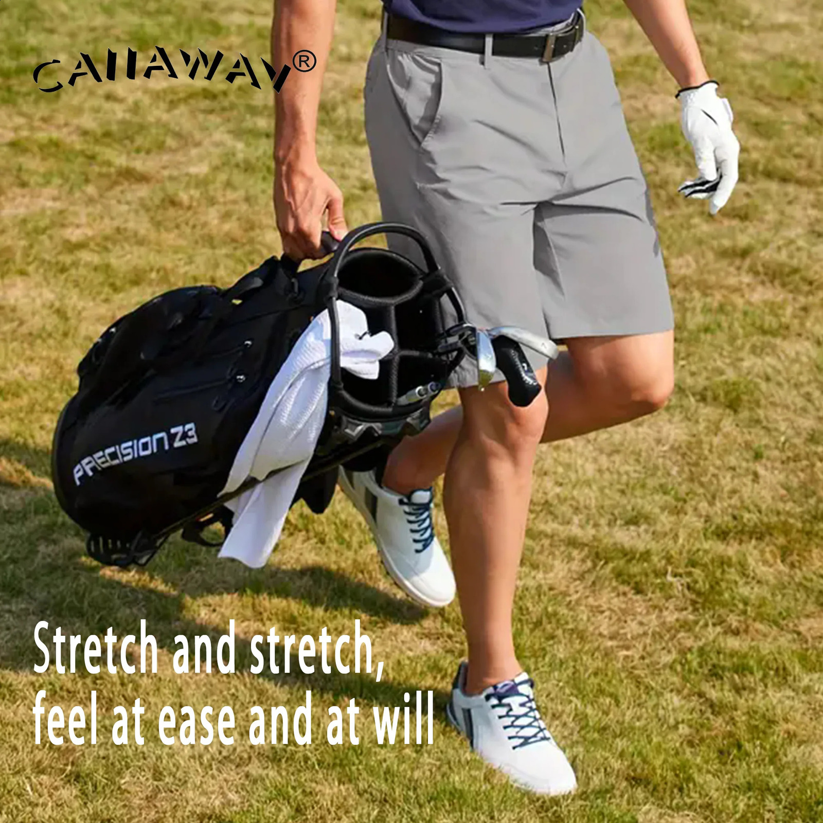 Golf Shorts Mens Pants Summer Waterproof Sports Ball Pants Elastic Mens Pants Golf Mens Pants 250411