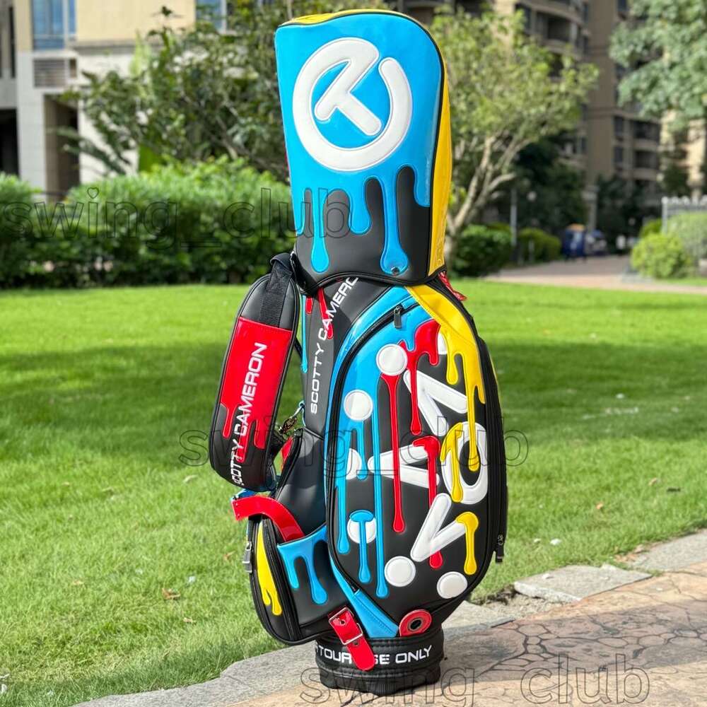 Golf bag portable stand bag (men's and women's version) 2025 new style fashionable portable stand bag for golf clubs balancebase c535c