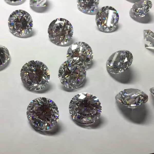 Moissanite Men Rings Moissanite Diamond Gemstone 1carats for Wedding Ring Vvs1 Excellent Round Cut Big Loose D Color Silver H2