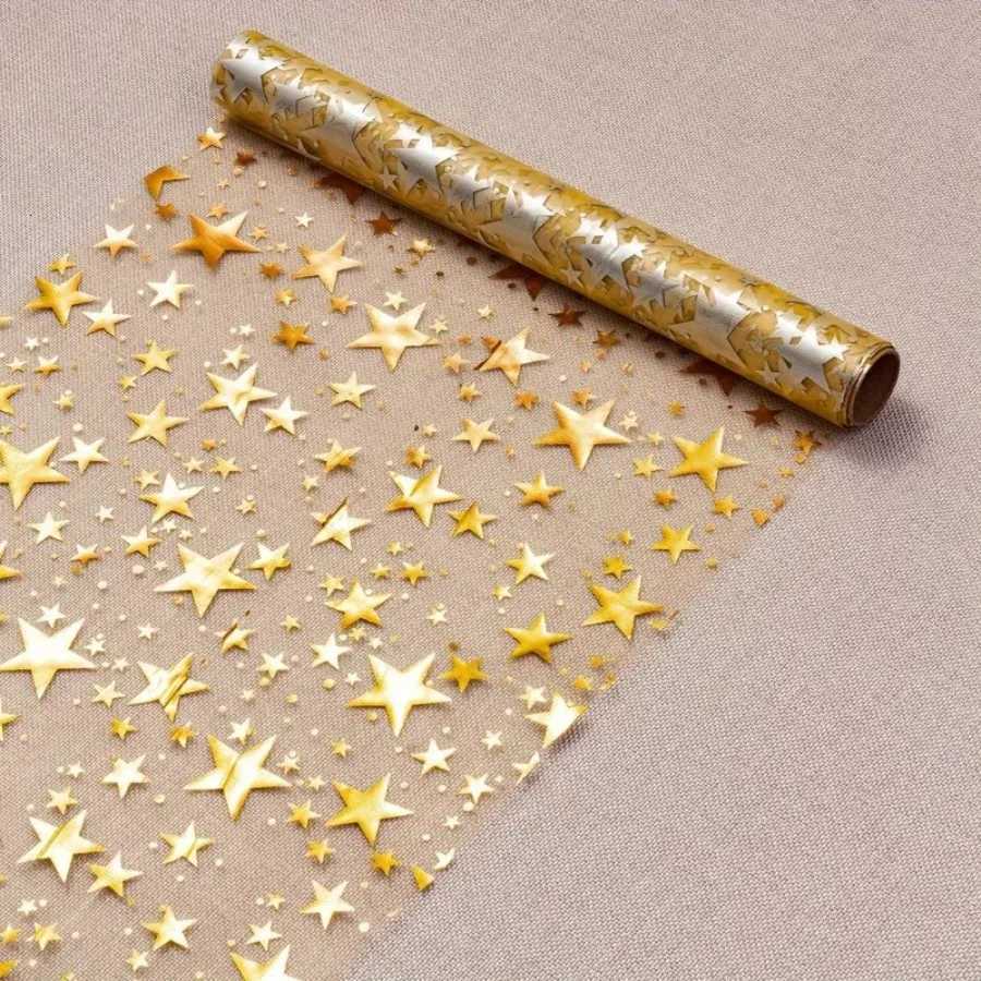 Christmas 4Pcs Sparkle Metallic Runner Glitter Sequin Thin Christmas Runner Foil Mesh Roll Snowflake Flag Tablecloth Birthday Y251113