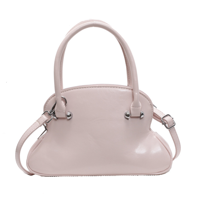 2025S Designer Women S Bag Women S Solid Color Handbag With Simple Texture For Spring And Summer Crossbody Women S New Versatile Single Shoulder Shell