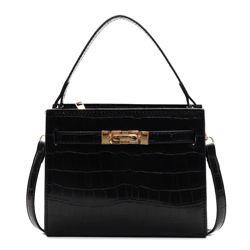 2025S Designer Women S Bag New Crossbody With High End Feel Crocodile Leather Women S Bag Trend Versatile Commuting Single Shoulder Handbag