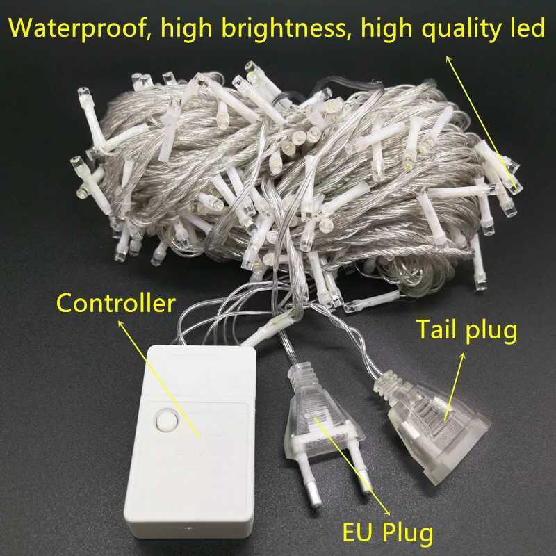 10M 20M Fairy Lights Led String Garland EU Plug Christmas Light Outdoor Indoor Tree Street Garden Wedding Party Decoration M251113