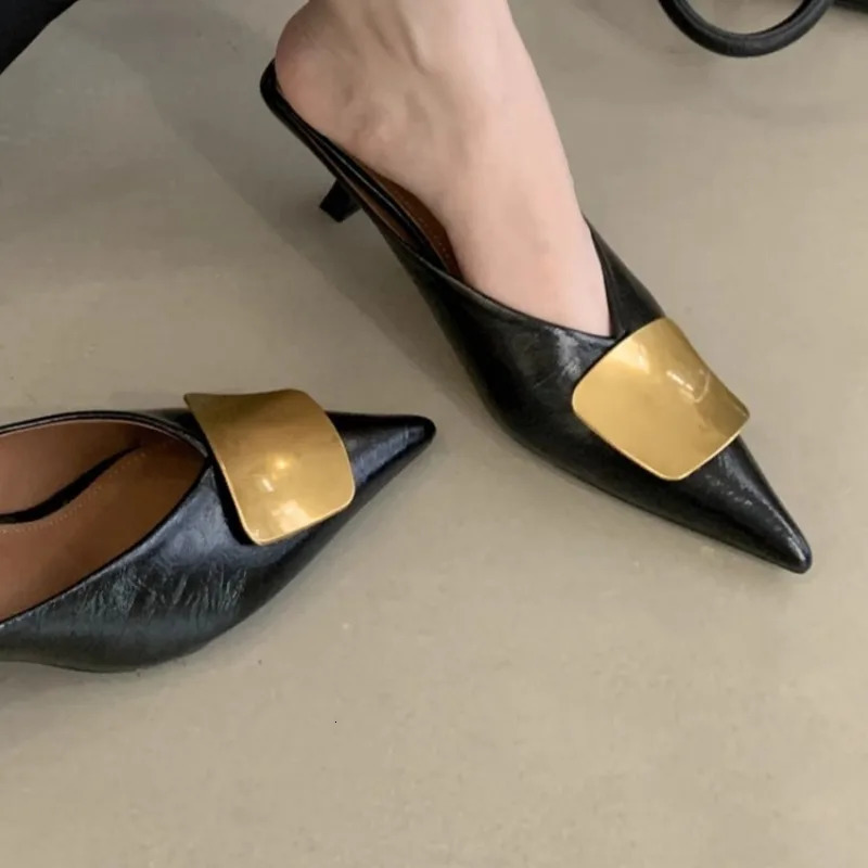 Womens Sandals Summer Fashion Casual Mules Closed Toe Comfortable Open Heel Wear-resistant Zapatos De Mujer 251110 - view 7