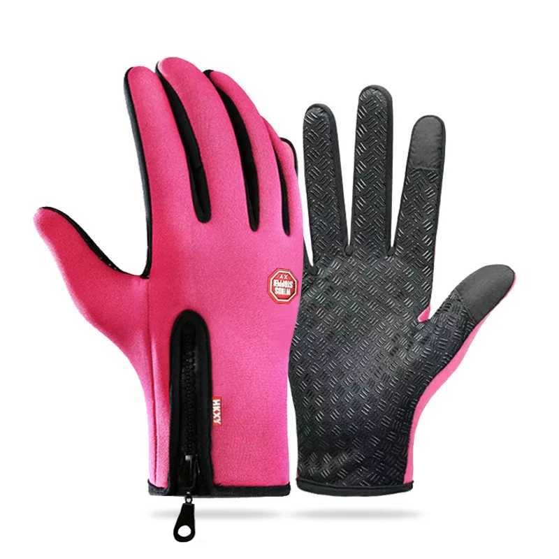 winter gloves men women black work Touch Screen gloves driving gloves men snow fishing waterproof hand warmers gloves gym gloveC250412