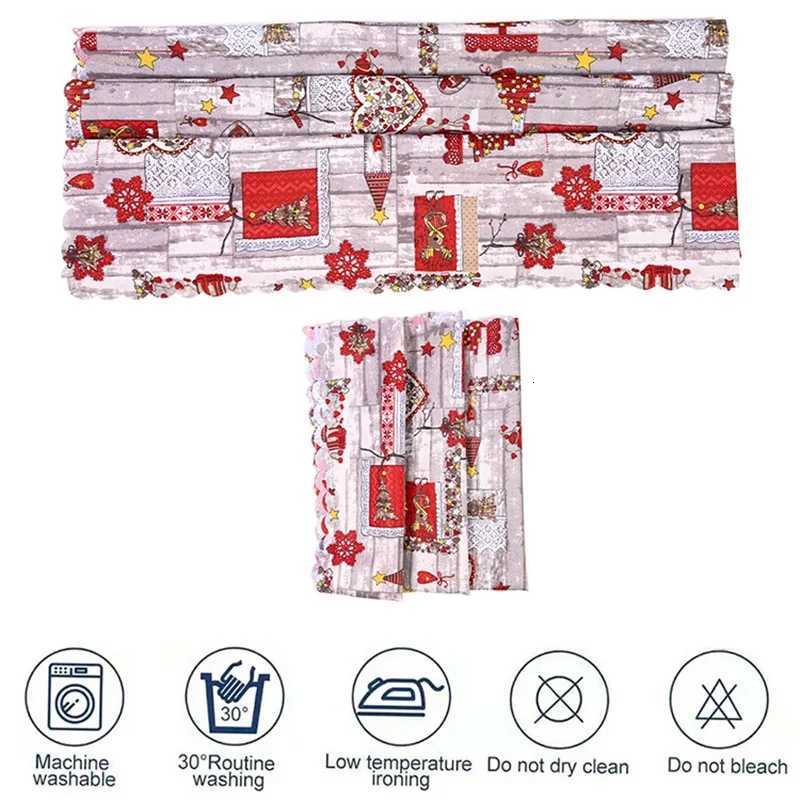 Christmas 140180cm Christmas Tablecloth Table Cover Decorative Ornament New Year Home Party Desktop Foldable Tablecloth Navidad Decor Y251113