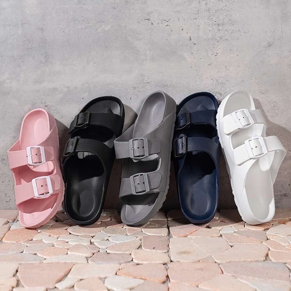 Men's slippers sandals designer djustable Buckle Trendy Lace Free Slide Sandals, Casual Walking Shoes With Straps high quality