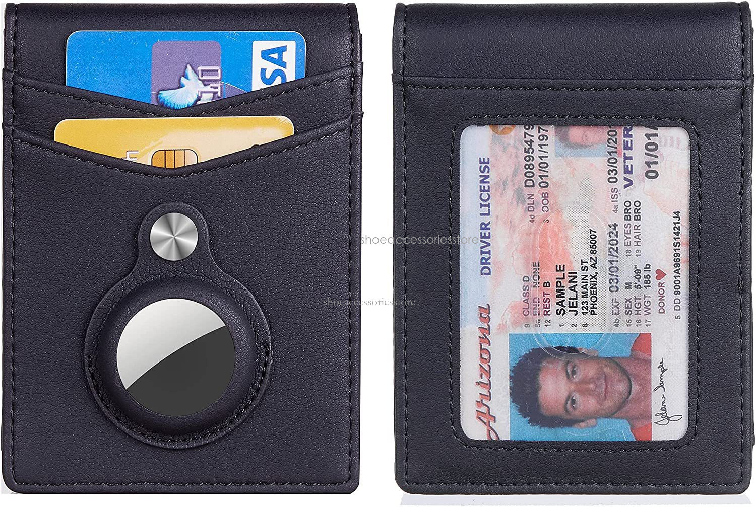 2025 Designer's Wallet Leather Secure Anti Theft Card Swipe Bag High End And Elegant Men's Business Card Holder Bag Multi Card Slot Portable