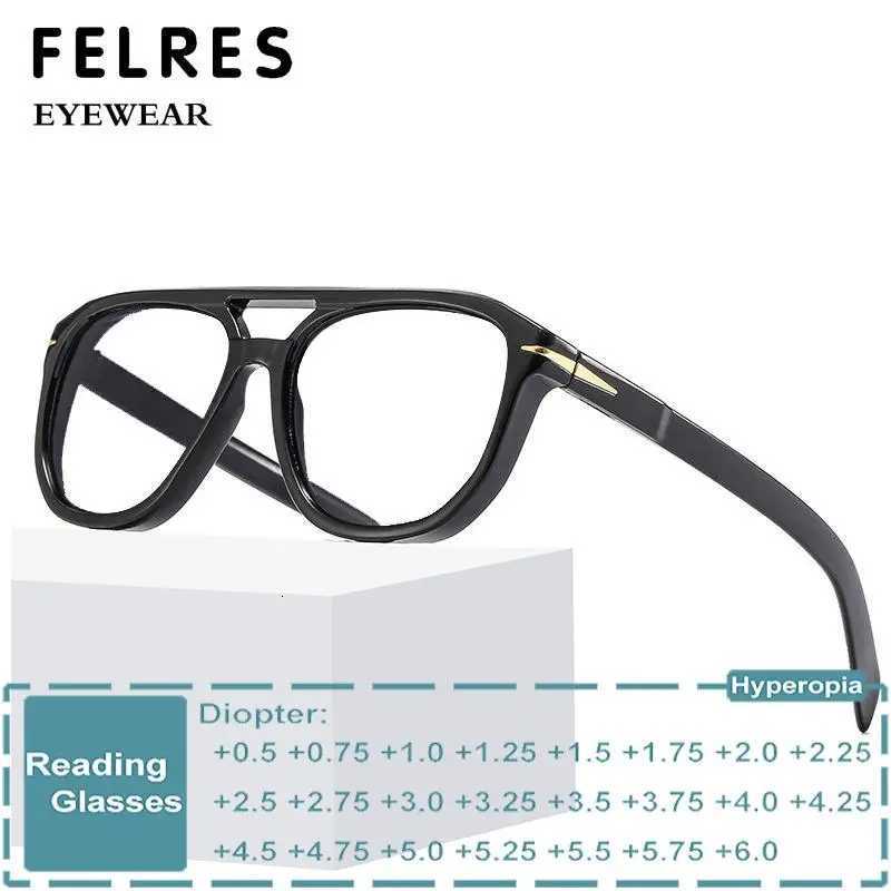 FELRES Square Anti Blue Light Reading Glasses Women Prescription Eyewear Optical Glasses Single Focus Presbyopic Glasses 175 Z251113