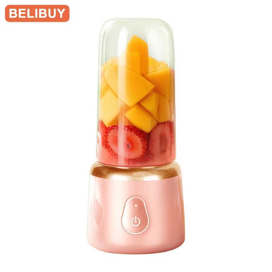 400ml Portable Juicer Blender Electric Fruit Juicer USB Charging Lemon Orange Fruit Juicing Cup Smoothie Blender Machine C251113