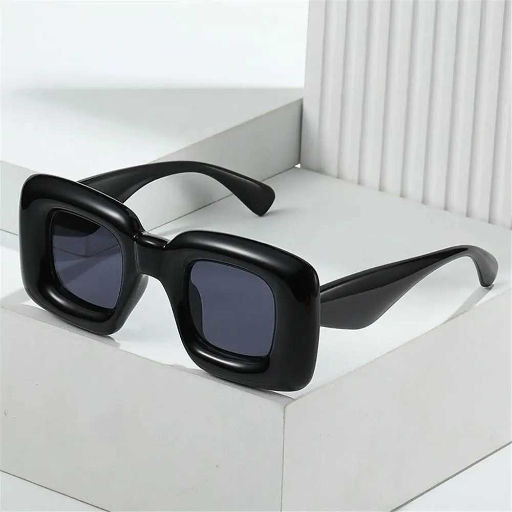 Retro Y2K Square Candy Color Women Sunglasses Shades UV400 Fashion Brand Designer Men Red Yellow Unique Sun GlassesC250412
