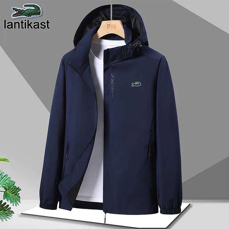 Noble Crocodile Outdoor Sports for Men designer hoodie Women, LANTI KAST Single Layer Thin Jacket, Trendy Brand, Windproof Waterproof Spring and Autum