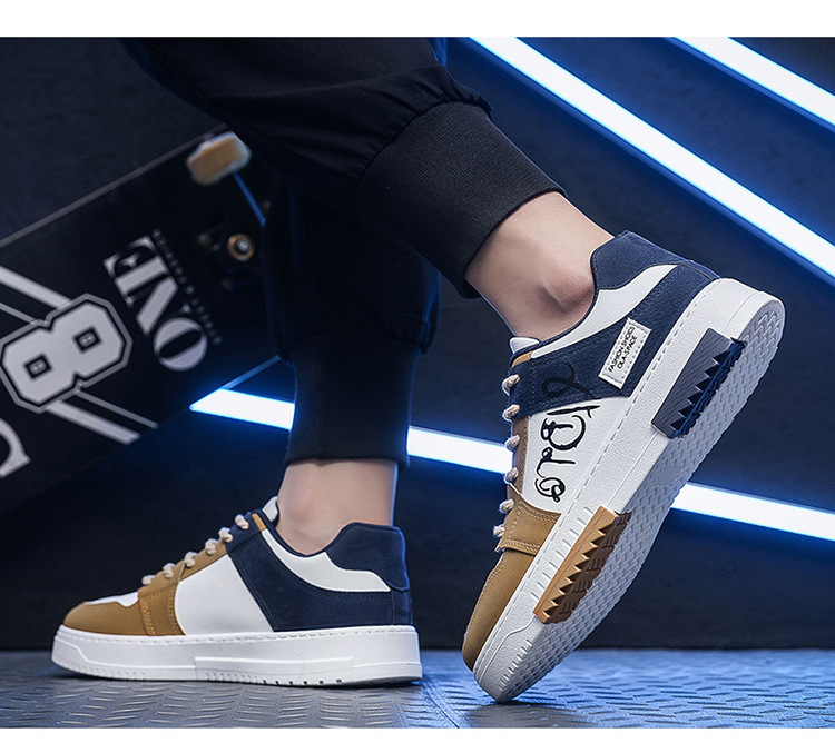 Free shipping casual shoes men's sports shoes trendy fashion flat shoes comfortable outdoor daily