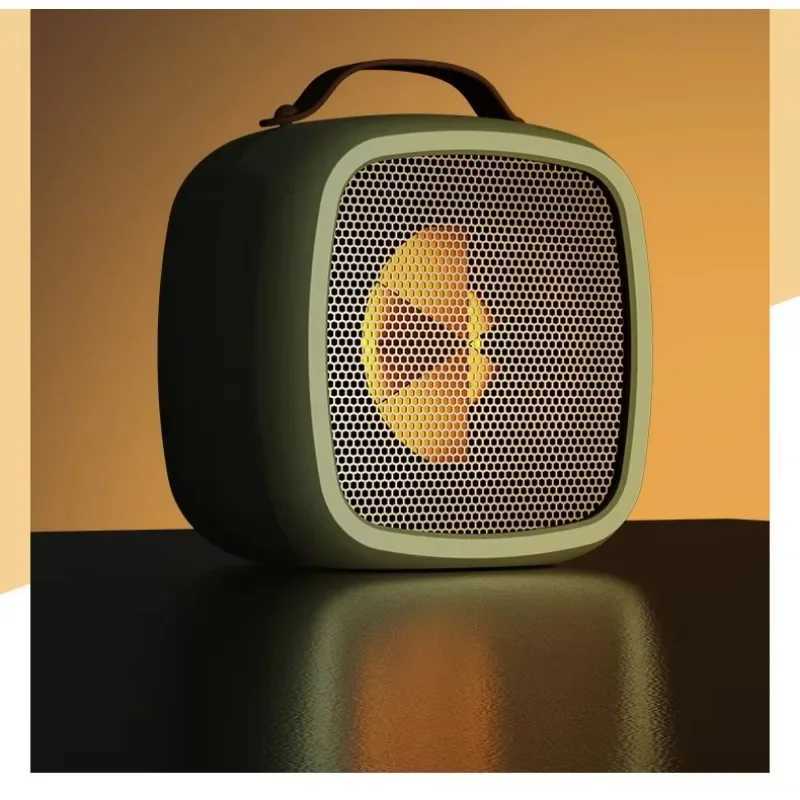 Portable Small Space 400w Electric Warmer Fast Heating Lightweight Desktop Warm Air Heater Indoor Office Household Warmer Fan Y251113