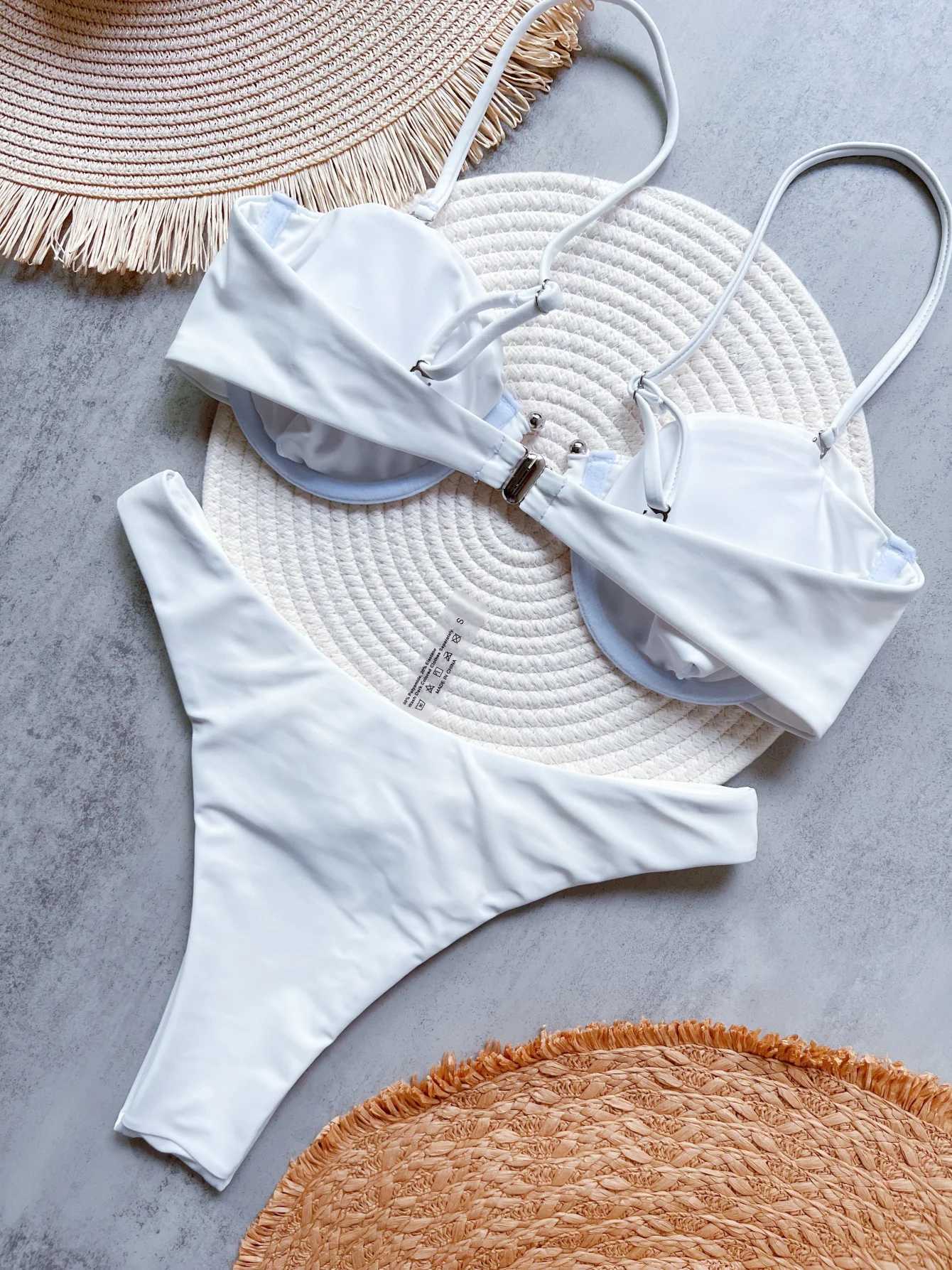 Push Up Bikinis 2025 New Women Swimsuit Swimwear Female High Waist Bikini Set Biquini Bathing Suit Swimming Suits BeachwearW251113