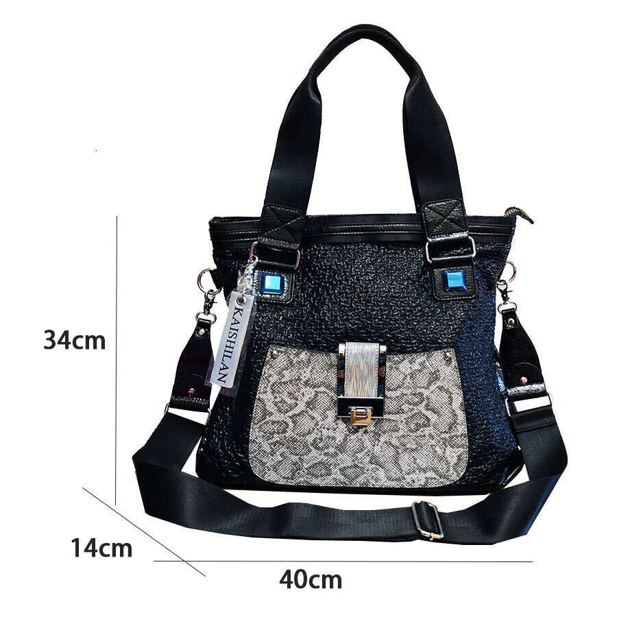 Backpack Tote Women's Large Capacity Soft Leather Big New Trendy Fashion Single Shoulder Handbag Crossbody Bag